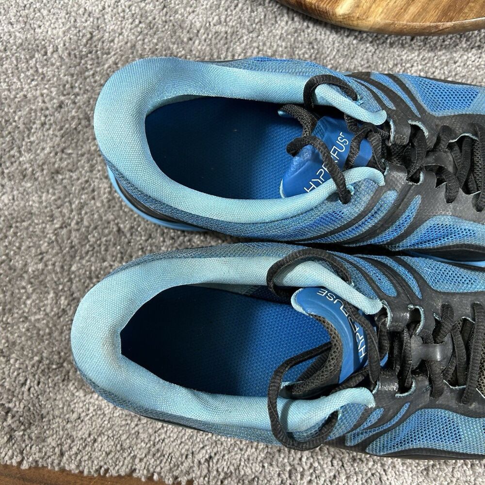 Nike Lunarlon Hyperfuse Ascend 628340-400 Men's Size 10.5 Blue Black Golf Shoes - Picture 9 of 11